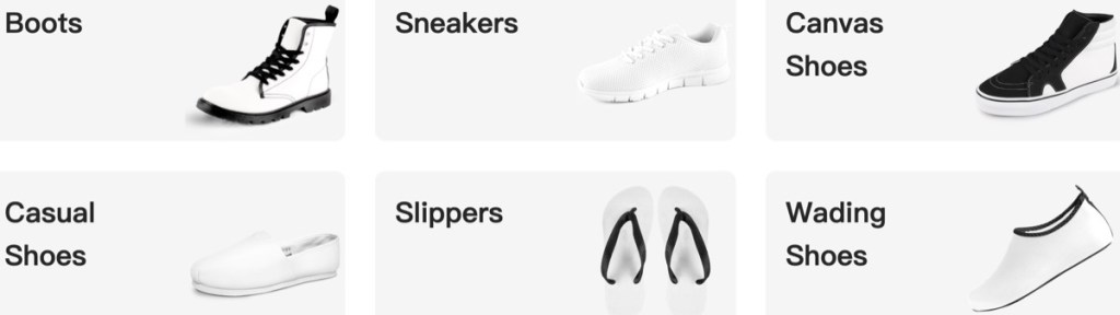 99diy shoes & sneakers print-on-demand suppliers for Shopify