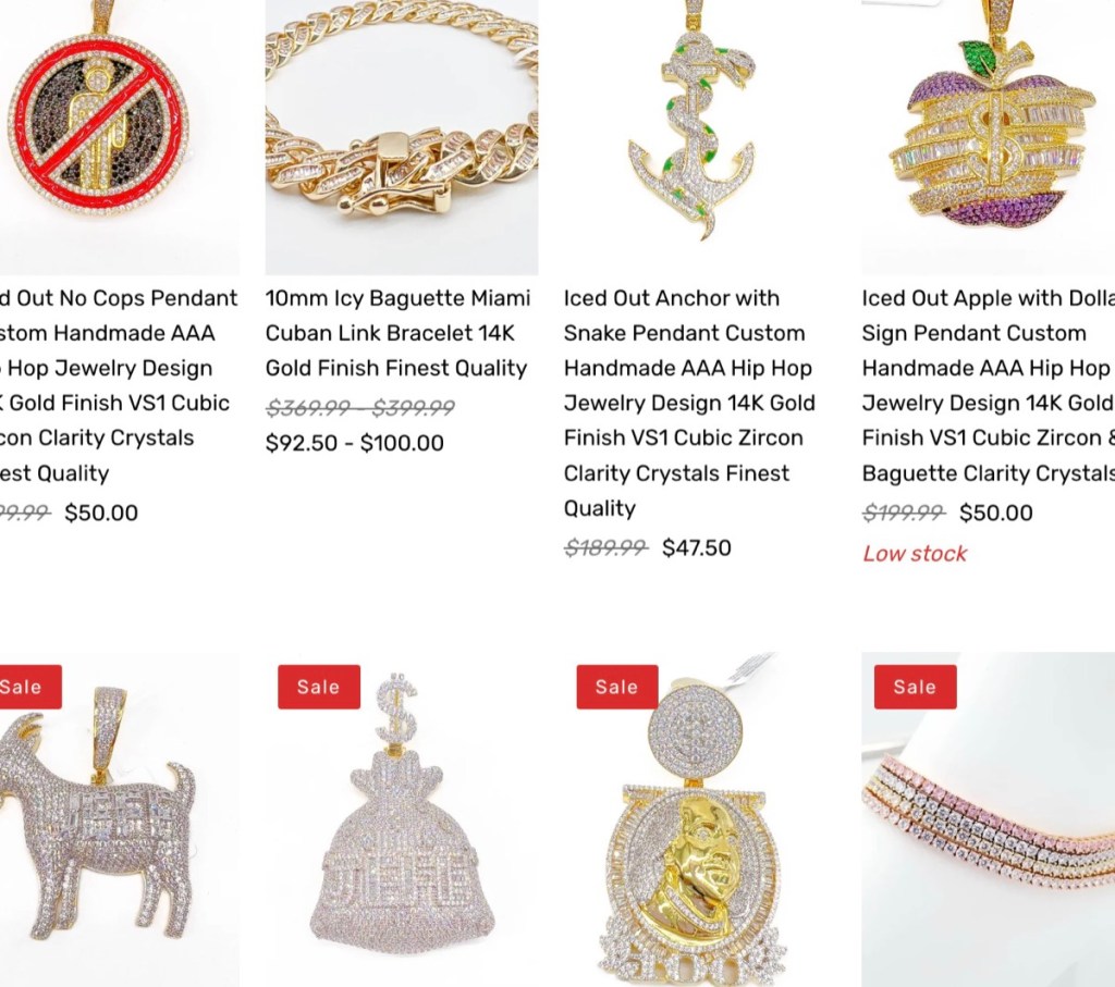 AAA Hip Hop Jewelry wholesale designer-inspired jewelry supplier