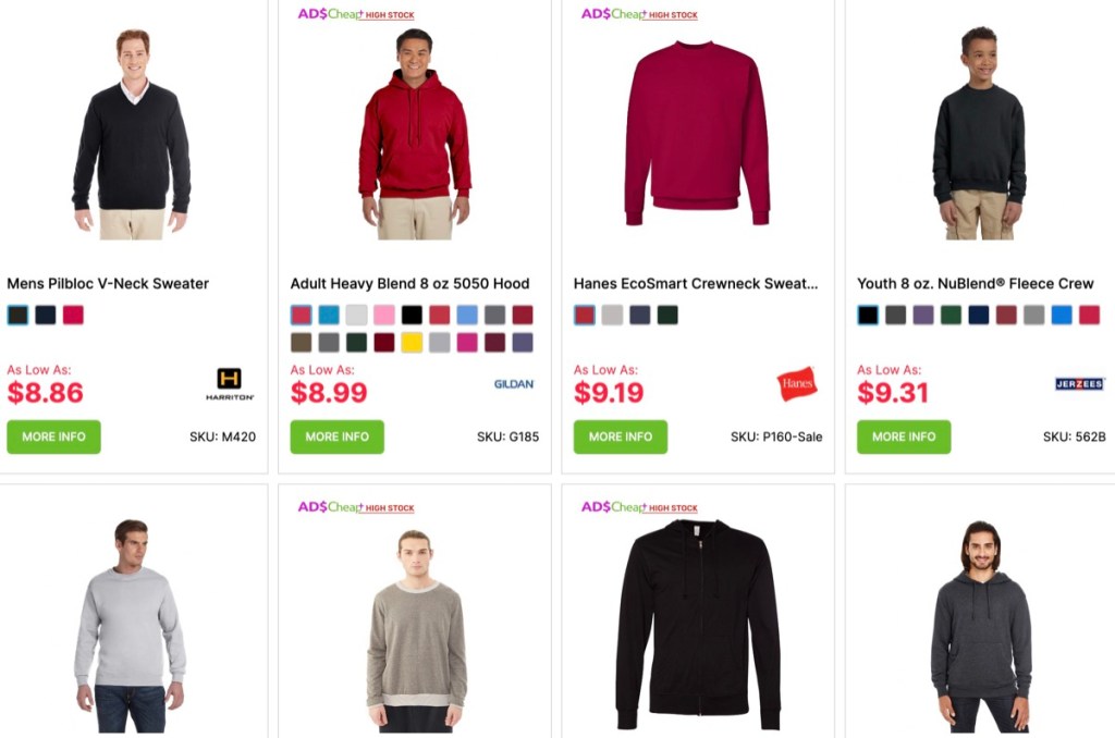 AllDayShirts cheapest bulk blank hoodie wholesale supplier