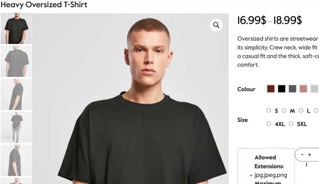 AOP+ custom t-shirt print-on-demand supplier for Etsy