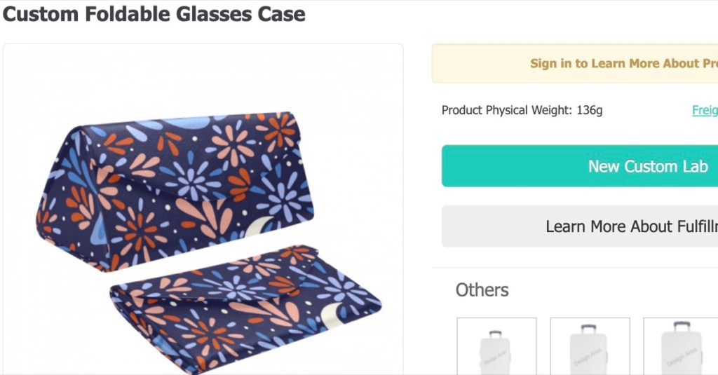 ArtsAdd glasses case print-on-demand supplier