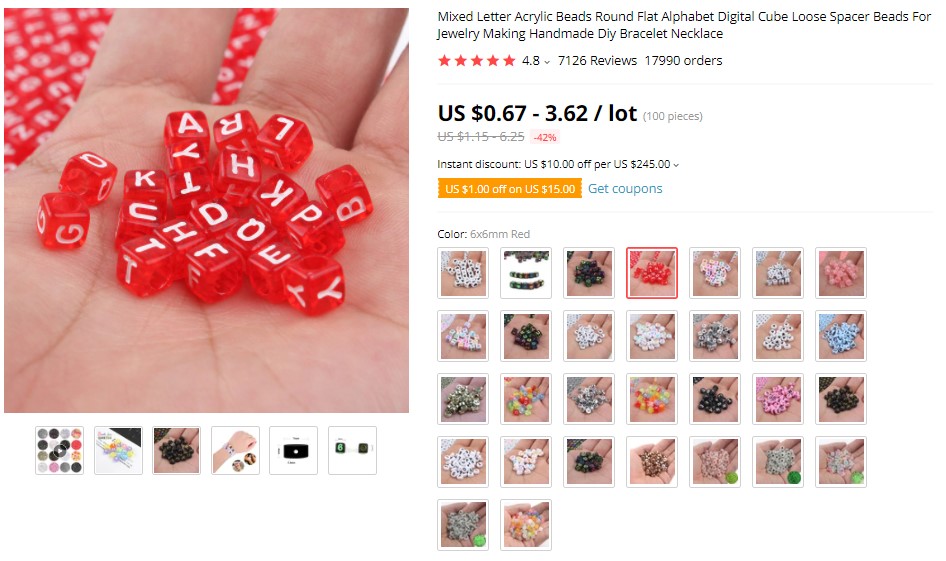 Beads For Jewelry Making For Necklaces & Bracelets on AliExpress