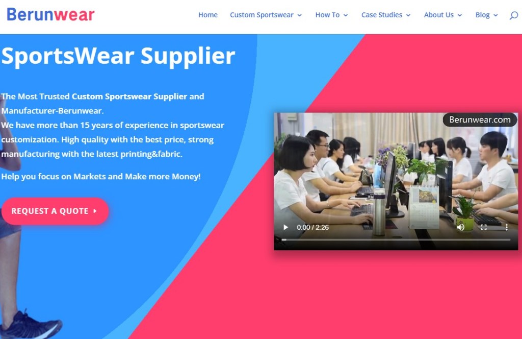 Berunwear fashion clothing manufacturer in China