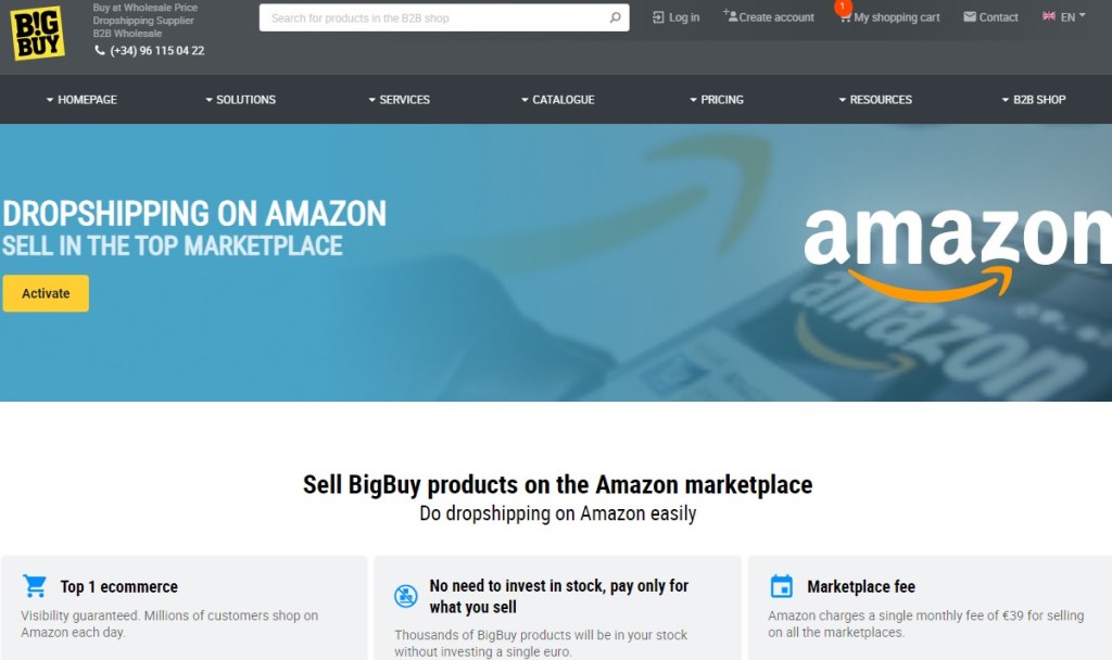 BigBuy - Amazon & eBay dropshipping supplier