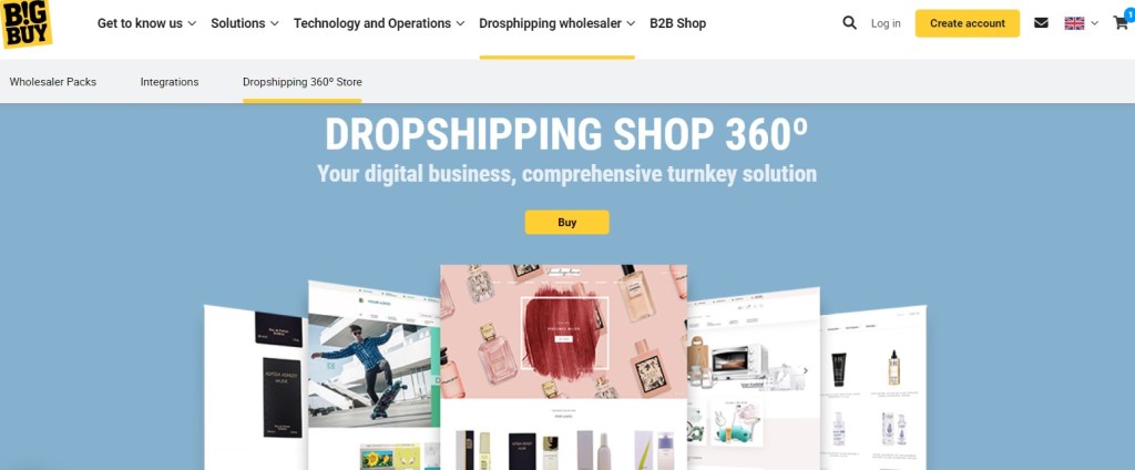 BigBuy prebuilt Shopify dropshipping stores for sale