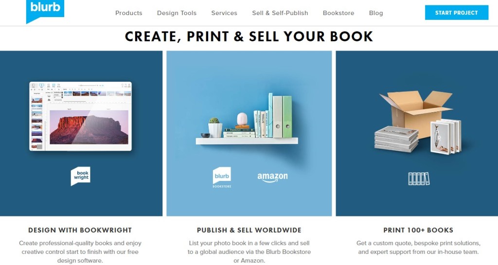 Blurb book print-on-demand publishing company