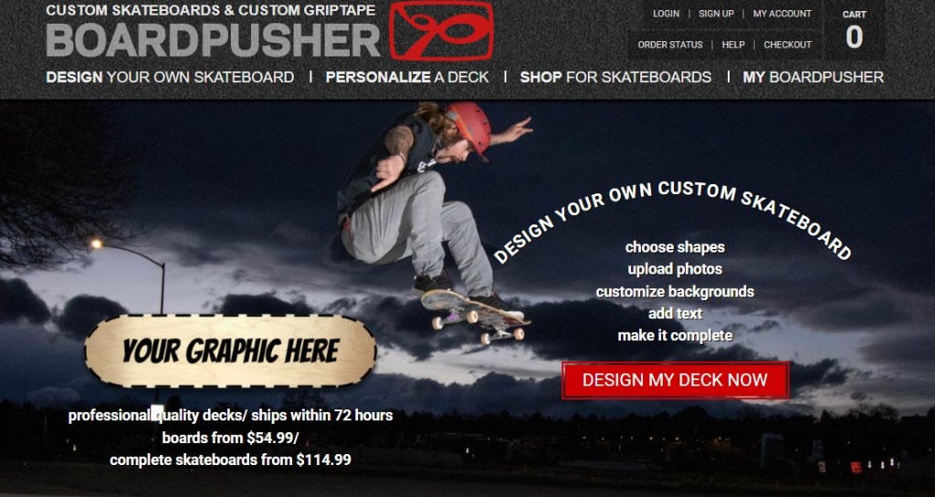 BoardPusher Shopify print-on-demand app