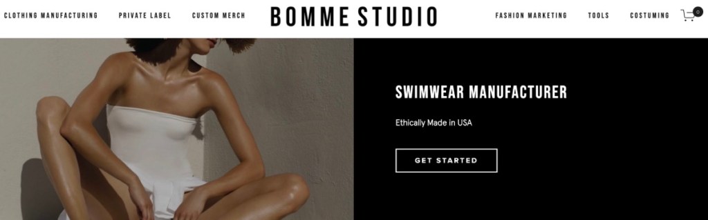 Bomme Studio custom swimwear & bikini manufacturer in the USA