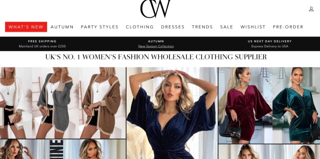 Catwalk Wholesale bulk women's boutique fashion clothing wholesale supplier
