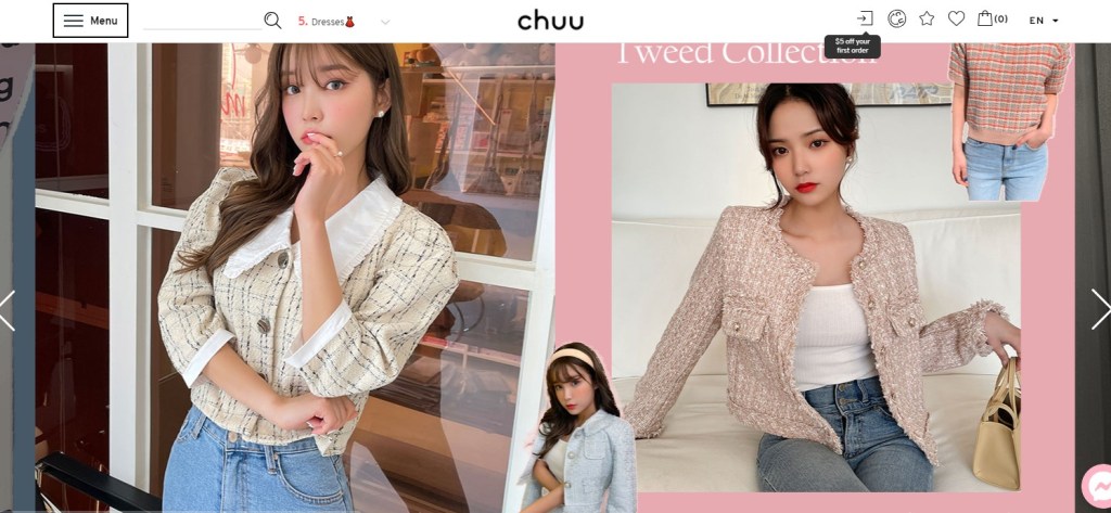 Chuu Korean fashion clothing wholesale supplier