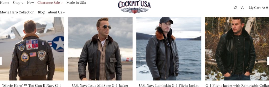Cockpit USA jacket & coat manufacturer in the USA