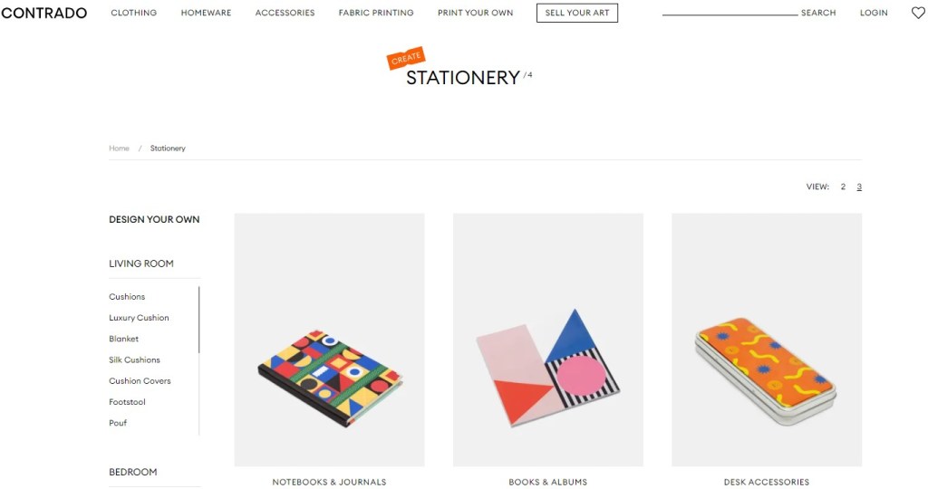 Contrado stationery & office supply print-on-demand company