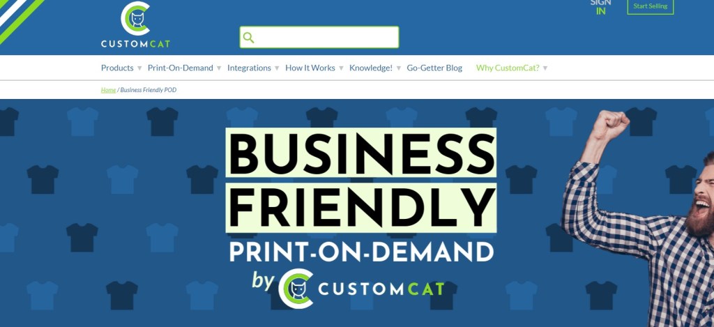 CustomCat USA print-on-demand company