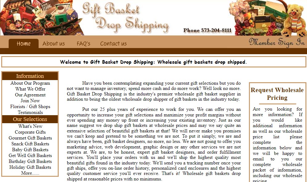 GiftBasketDropshipping gift set & gift basket dropshipping supplier