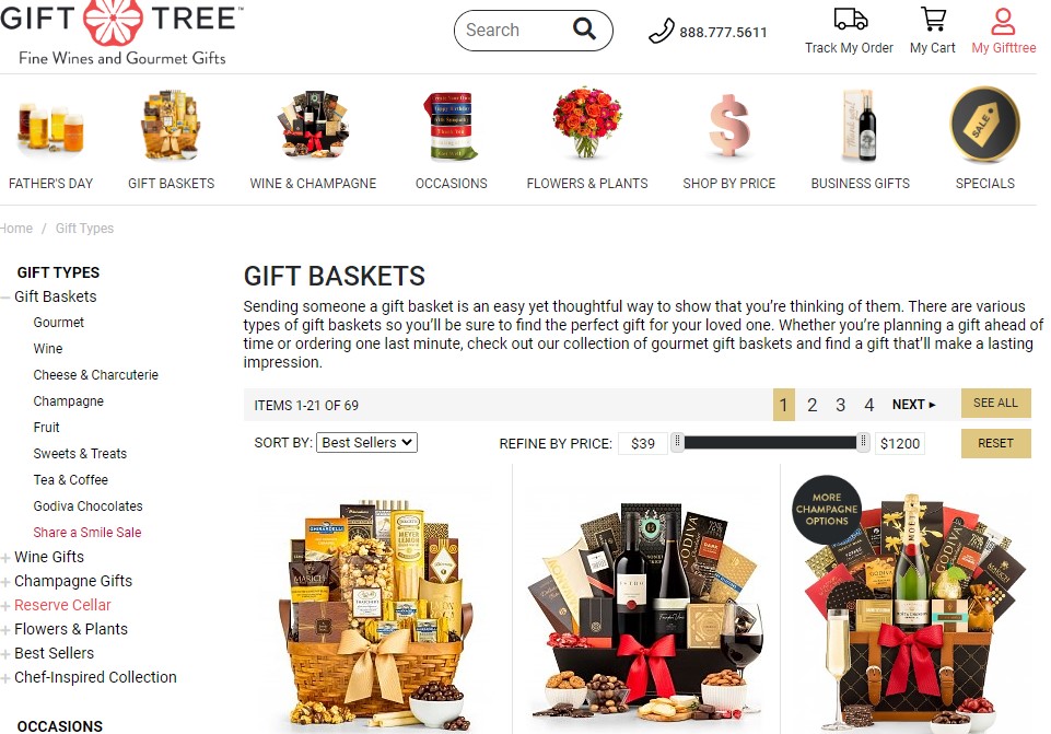 GiftTree gift set & gift basket dropshipping supplier