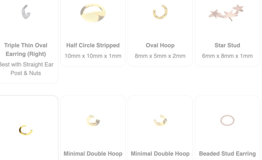 Gildform custom earrings print-on-demand supplier