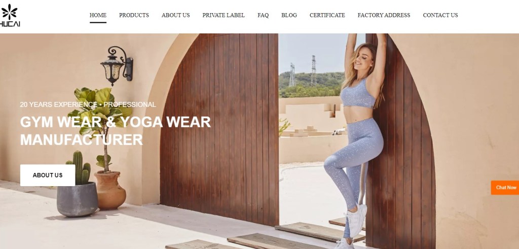 Hucai Sportswear - activewear & fitness clothing wholesaler