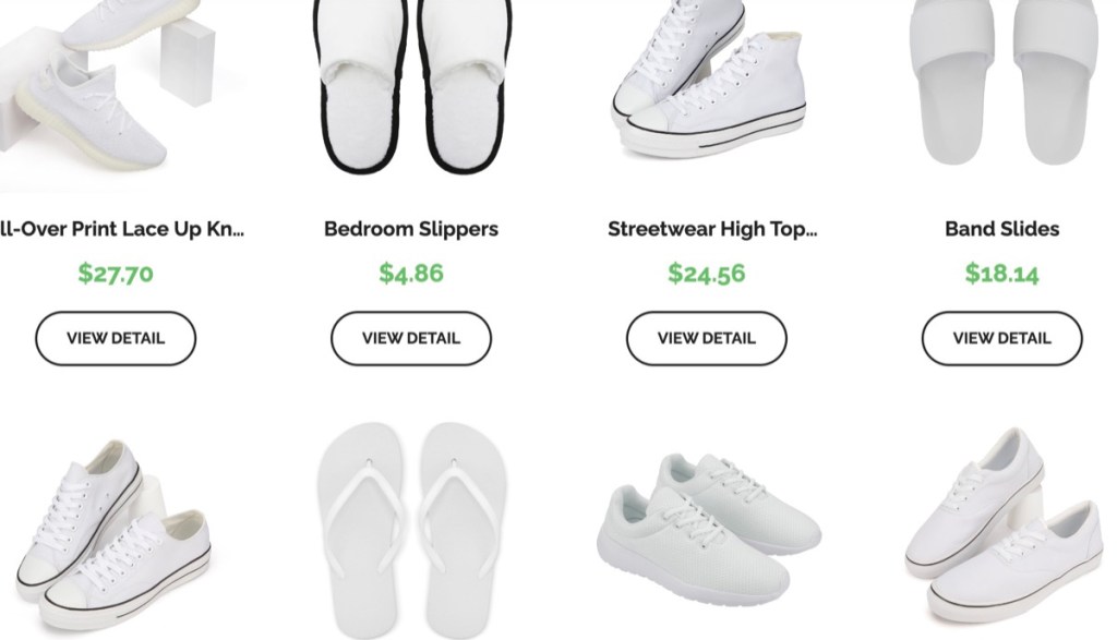 HugePOD shoes & sneakers print-on-demand suppliers for Shopify