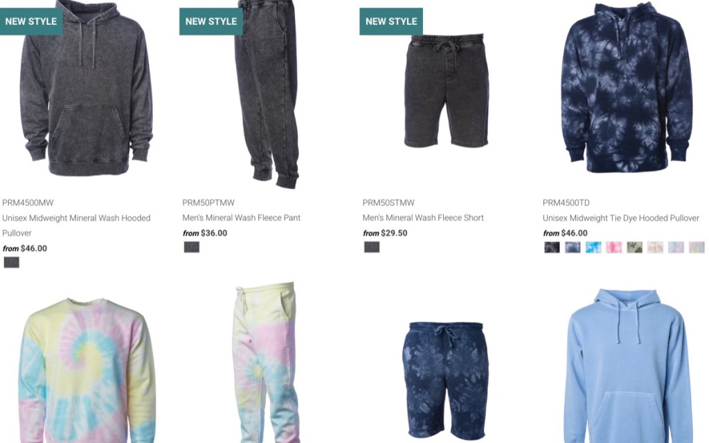 Independent Trading Co wholesale blank sweatsuit & jogger set supplier