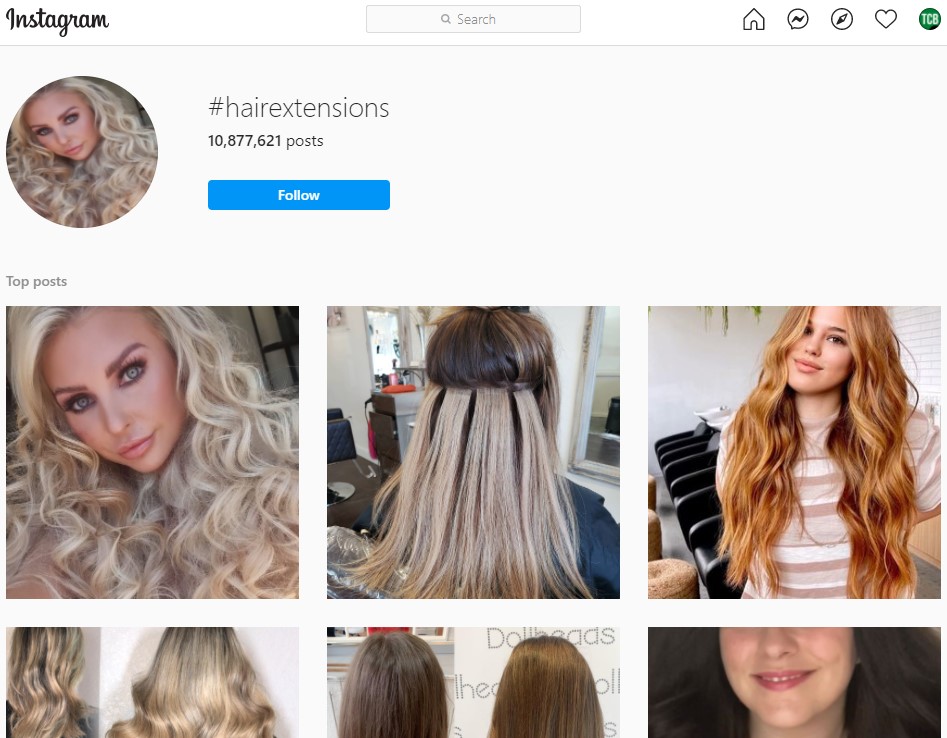 Instagram influencers for hair extensions
