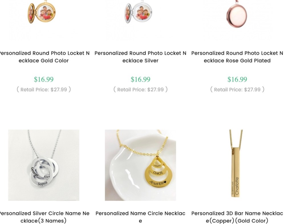 InterestPrint jewelry print-on-demand supplier for Shopify