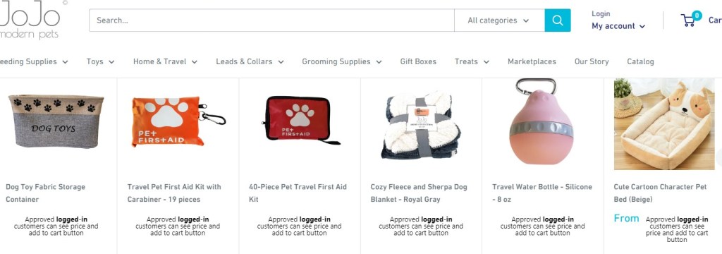 Jojo Modern Pets pet clothing & pet supply dropshipping supplier