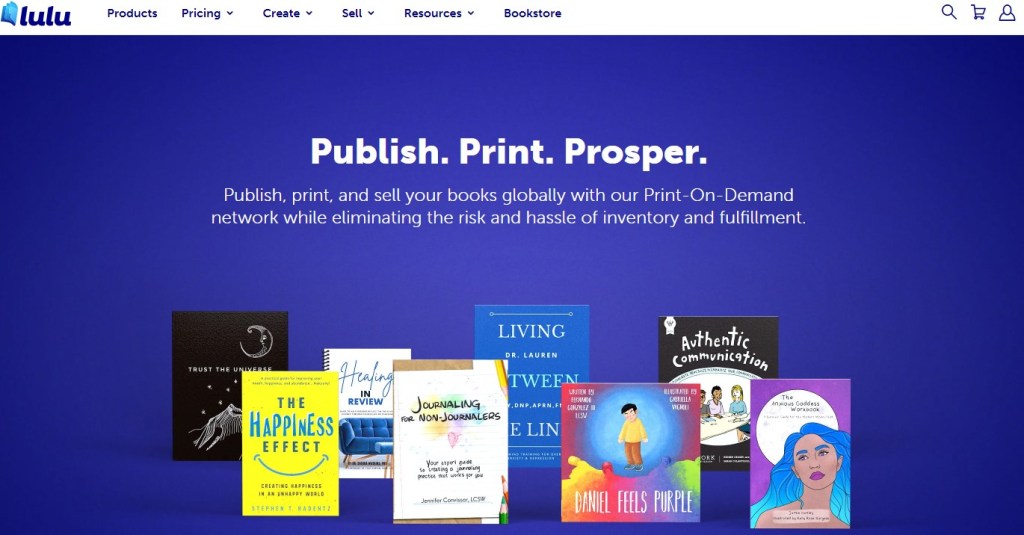 Lulu book print-on-demand publishing company