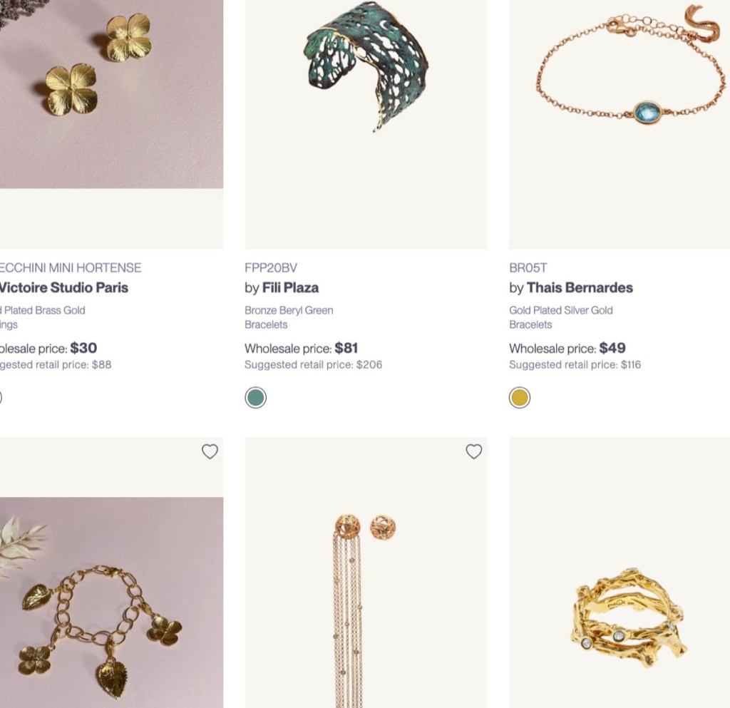 Mirta wholesale designer-inspired jewelry supplier