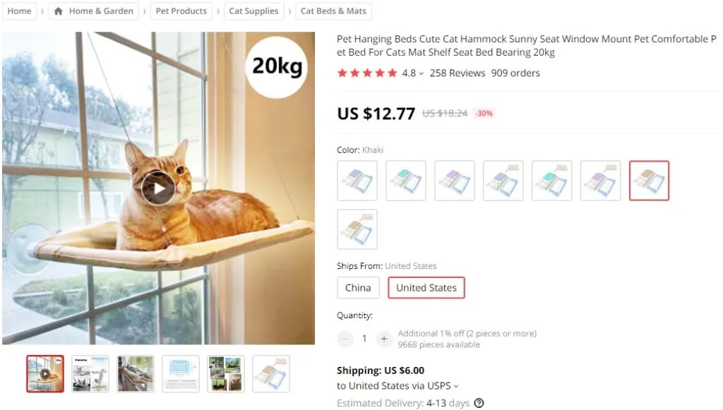 Pet furniture dropshipping product idea