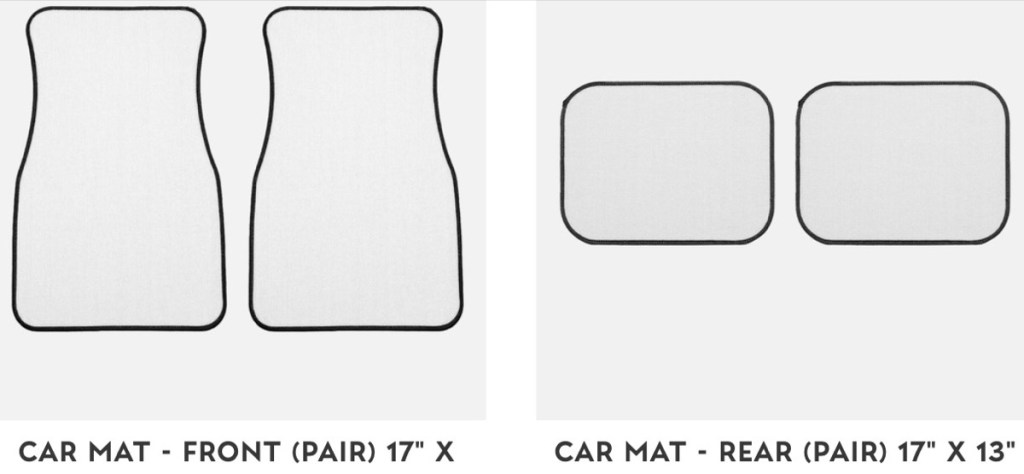 Printed Mint car floor mat print-on-demand supplier