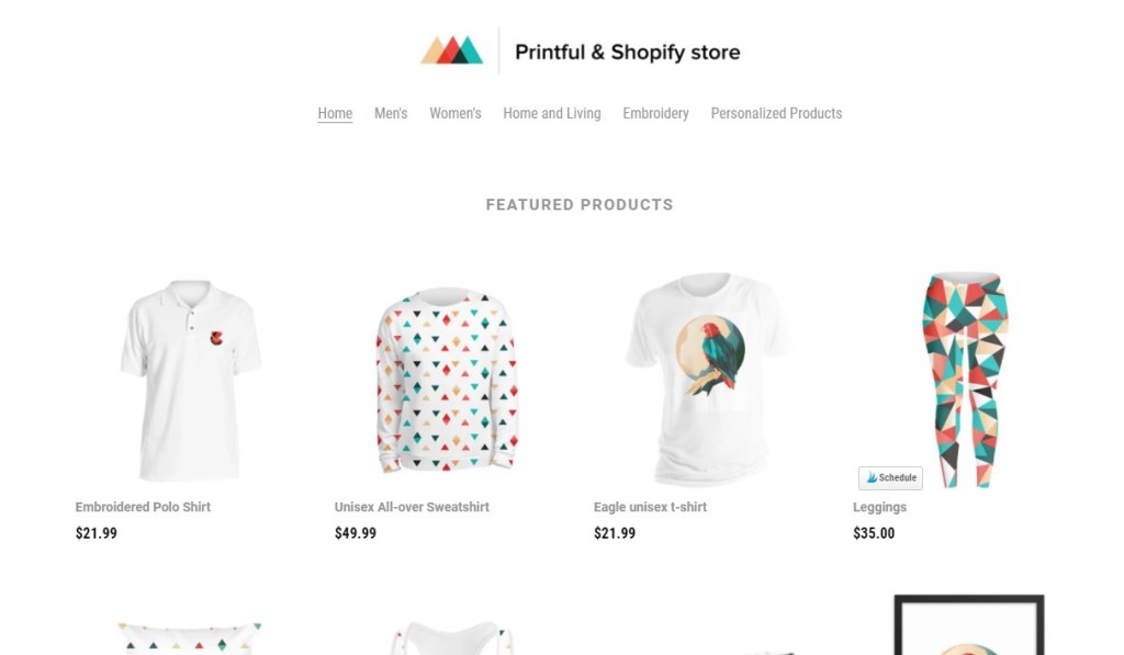 Printful US dropshipping supplier for Shopify