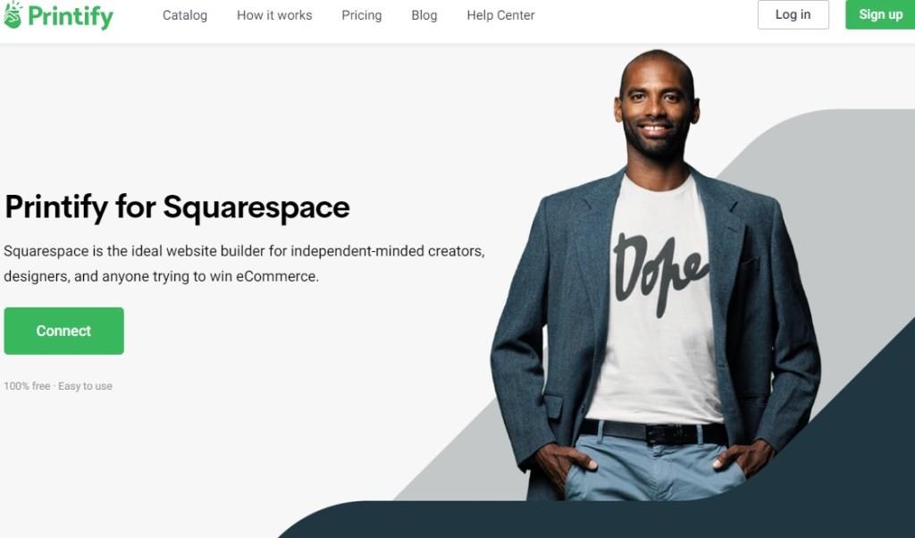 Printify Squarespace print-on-demand company