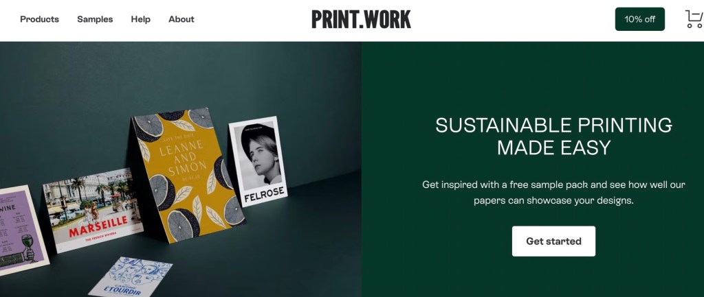 Print.Work eco-friendly & green sustainable printing company