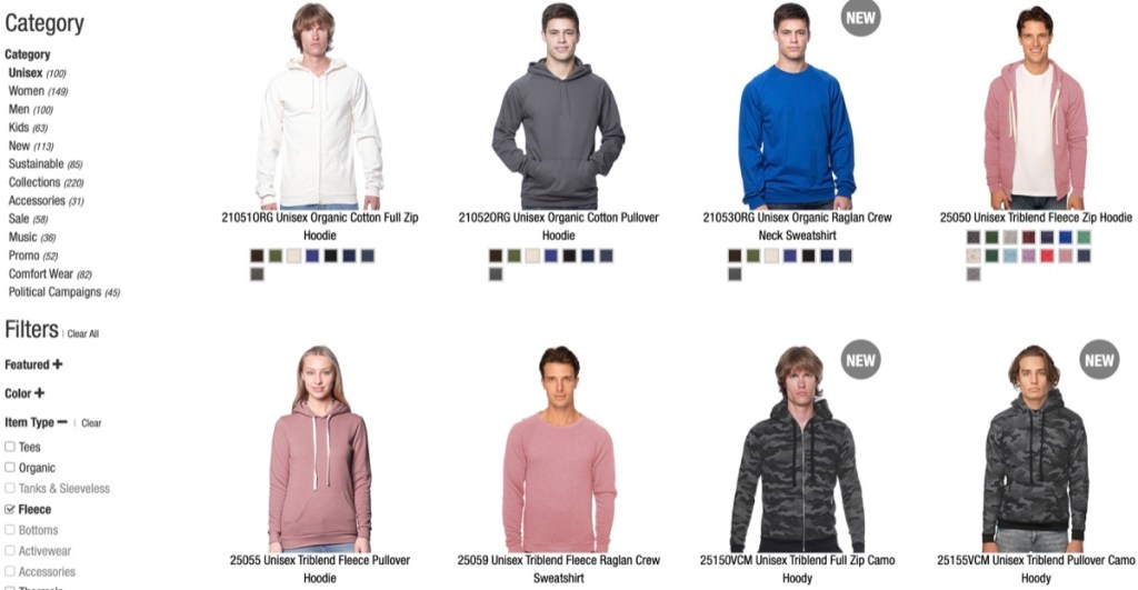 Royal Apparel blank hoodie & sweatshirt bulk wholesale supplier