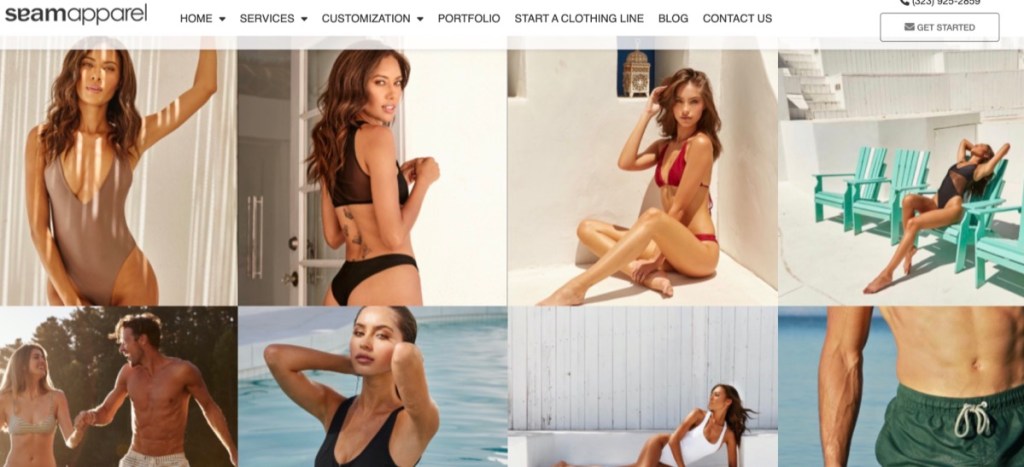 Seam Apparel custom swimwear & bikini manufacturer in the USA