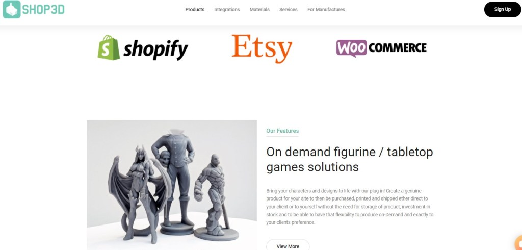 Shop3D Shopify print-on-demand app