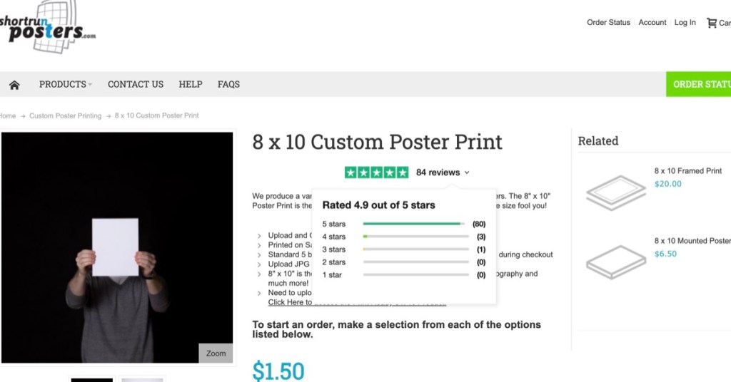ShortrunPoster cheapest poster printing service & company