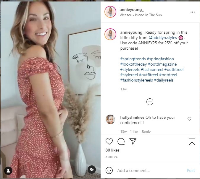 Giving shoutouts in Instagram Reels to make money