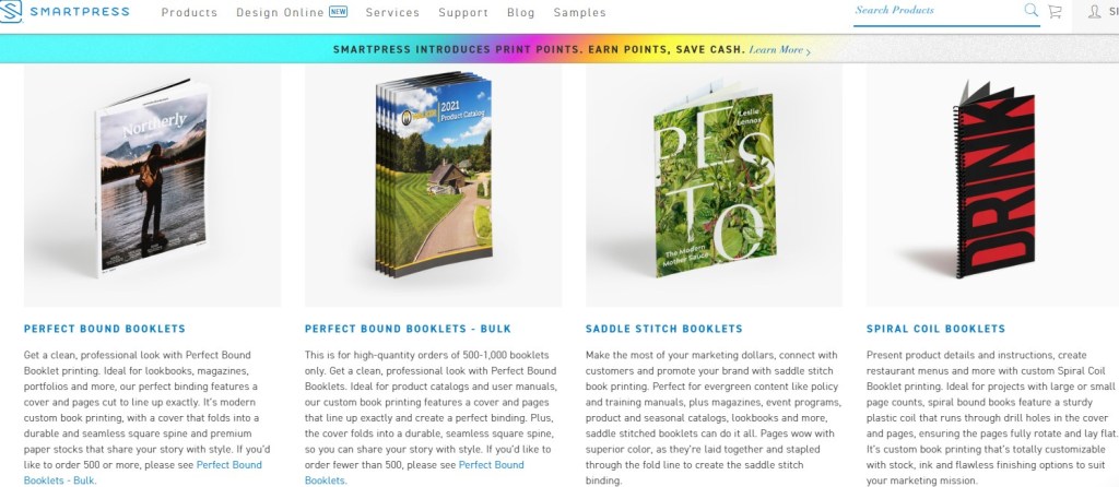 SmartPress booklet print-on-demand company