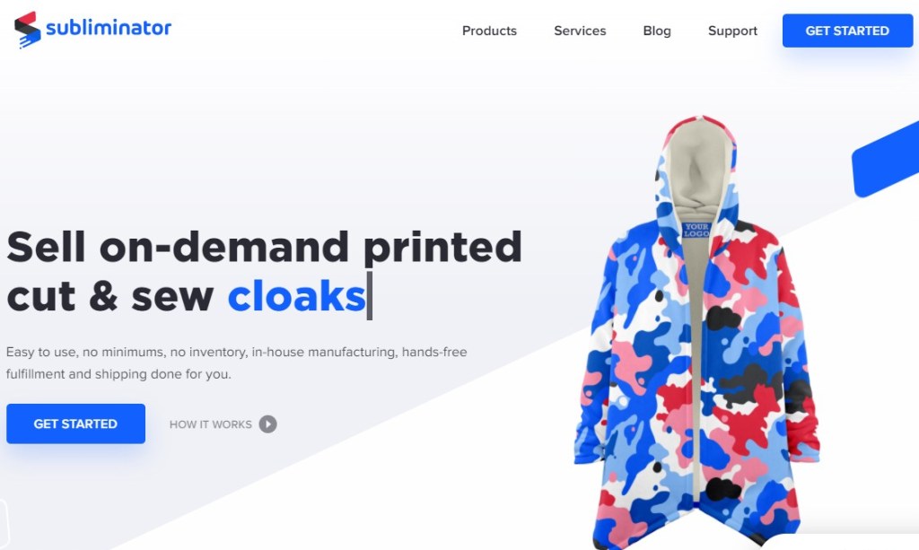 Subliminator all-over print-on-demand company for t-shirts, hoodies & sweatshirts