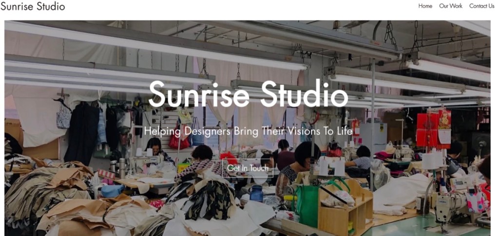 Sunrise Studio wedding dress manufacturer in the USA