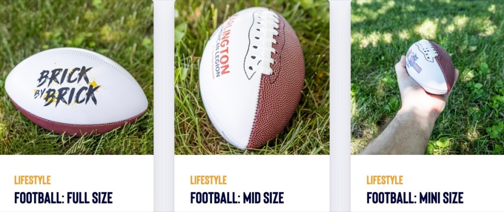 TeeLaunch custom American football print-on-demand supplier