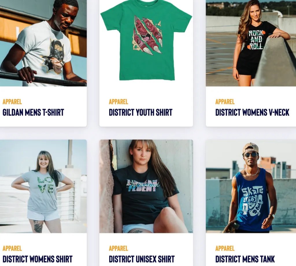 TeeLaunch custom t-shirt print-on-demand supplier for Etsy