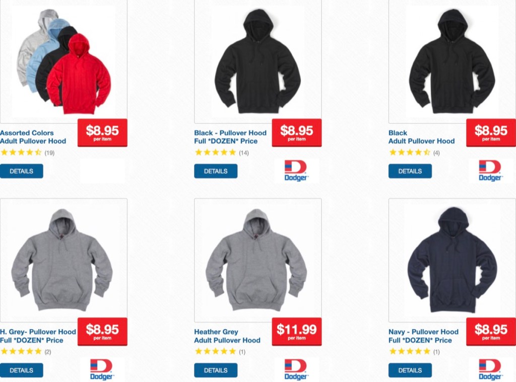 The Adair Group cheap bulk blank hoodie & sweatshirt wholesale supplier