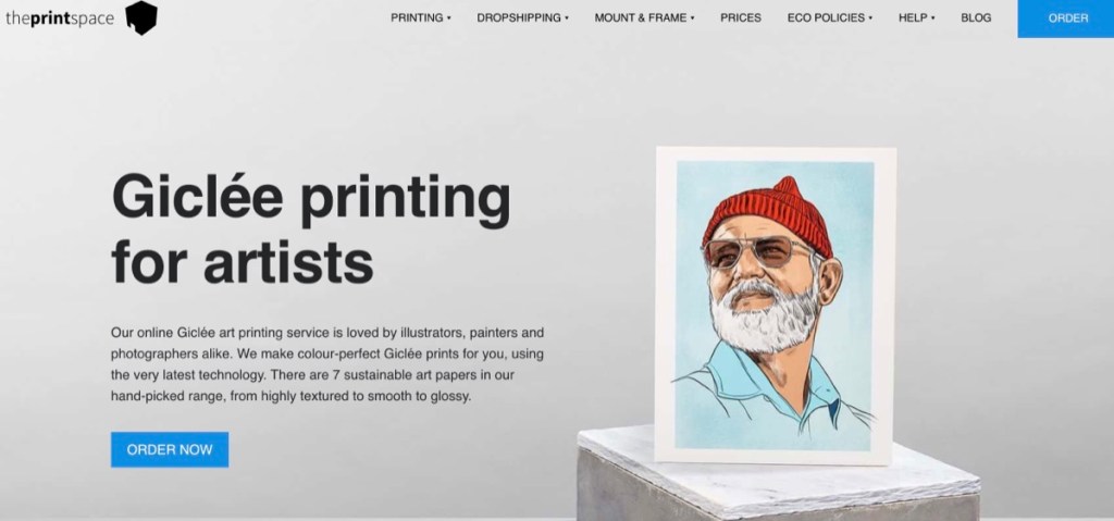 ThePrintSpace custom giclée fine art printing company & service