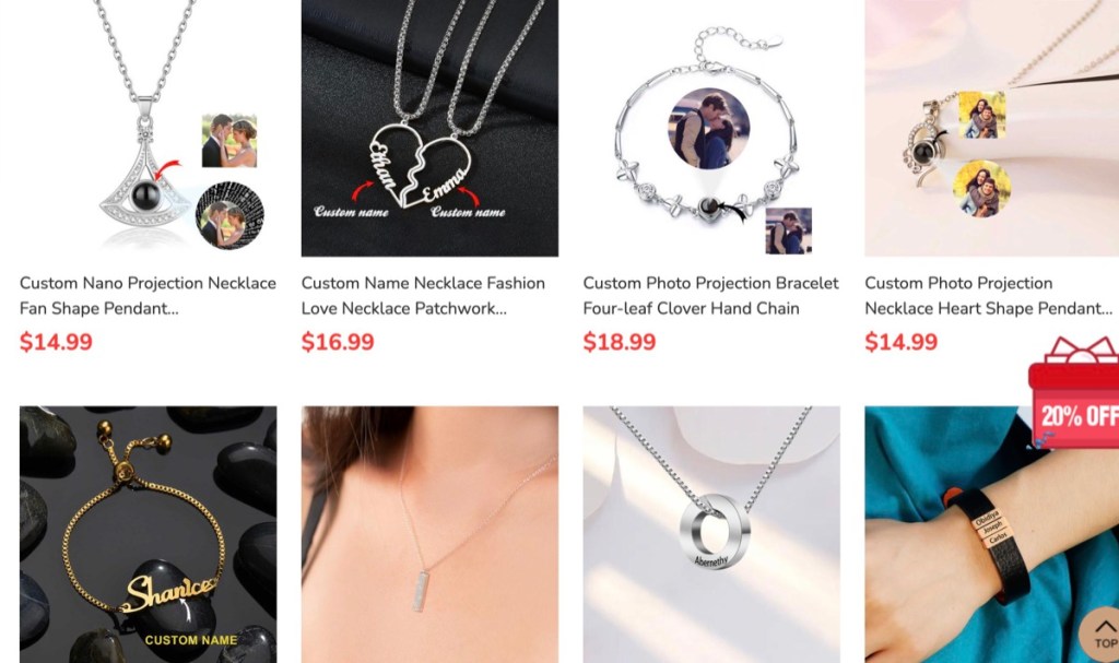 ThisNew jewelry print-on-demand supplier for Etsy