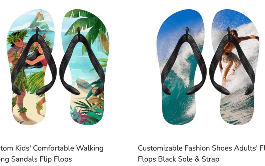 ThisNew custom flip flops print-on-demand supplier