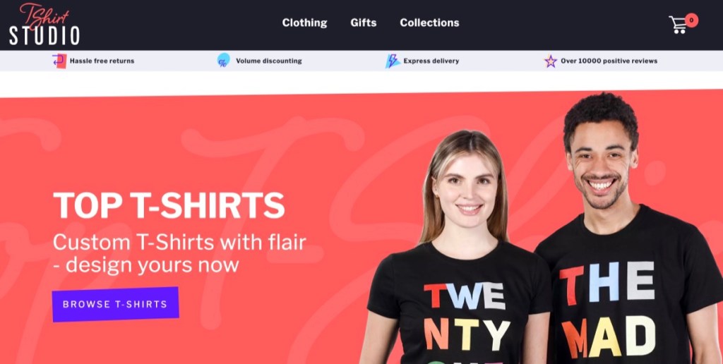 TShirt Studio online custom logo t-shirt printing company & service