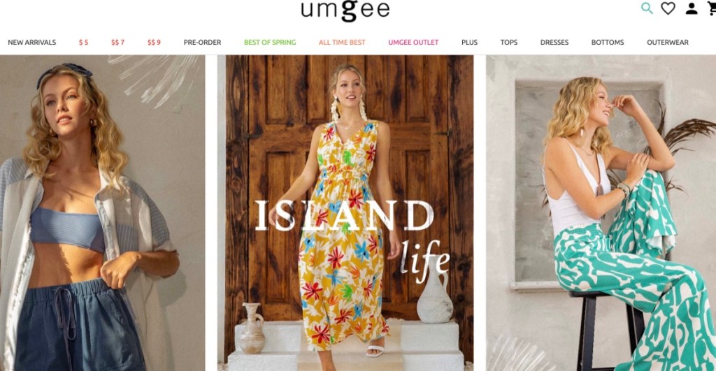 Umgee USA wholesale clothing vendor in Los Angeles
