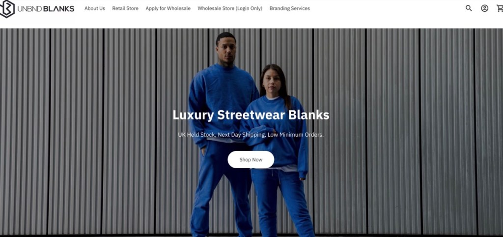 UNBND Blanks wholesale blank sweatsuit & jogger set supplier